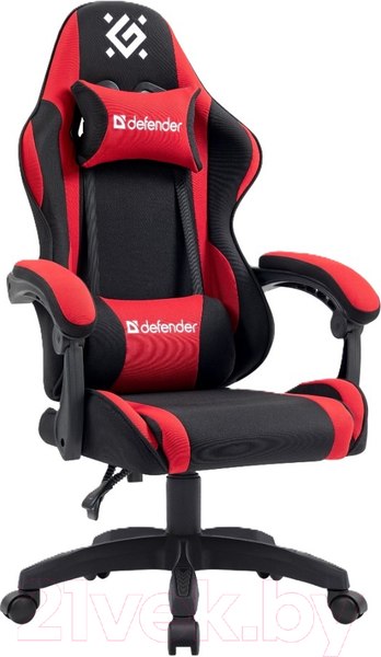 Кресло геймерское Defender Expert / 64298 (черный/красный)