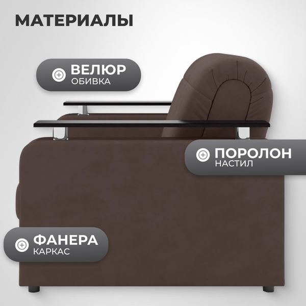 Изображение товара Кресло-кровать Mio Tesoro Остин 064 АТС80 (Velutto 23)