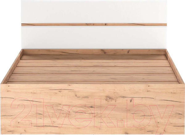 Изображение товара Двуспальная кровать Памир Гретта 1600 (крафт золотой/белый)