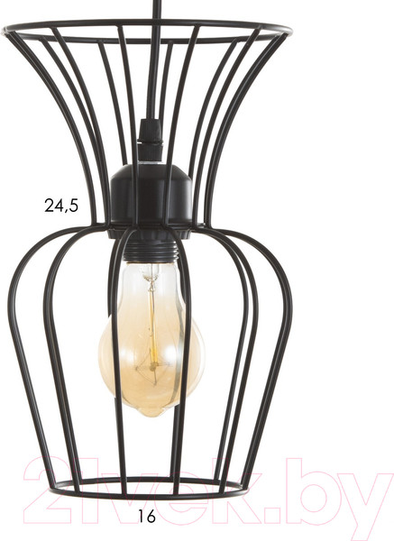 Изображение товара Потолочный светильник BayerLux Фрейя / 9626330 (черный)