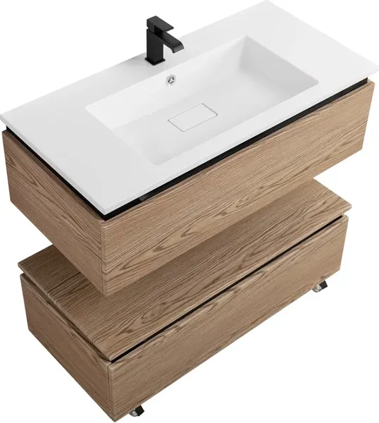 Изображение товара Тумба для ванной Cezares SLIDER-1000-1C-PI-RT-P