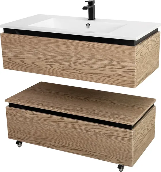 Изображение товара Тумба для ванной Cezares SLIDER-1000-1C-PI-RT-P