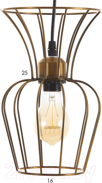 Изображение товара Потолочный светильник BayerLux Фрейя / 9626321 (золото)