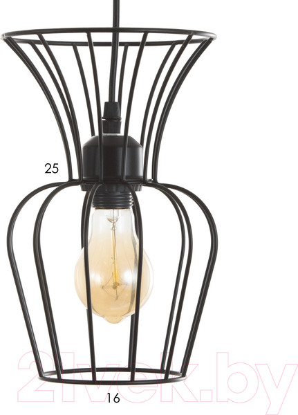 Изображение товара Потолочный светильник BayerLux Фрейя / 9626322 (черный)