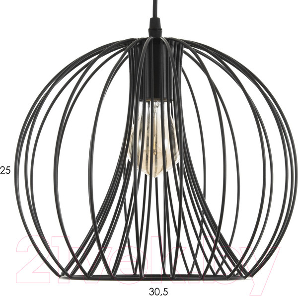 Изображение товара Потолочный светильник BayerLux Шар / 9626363 (черный)