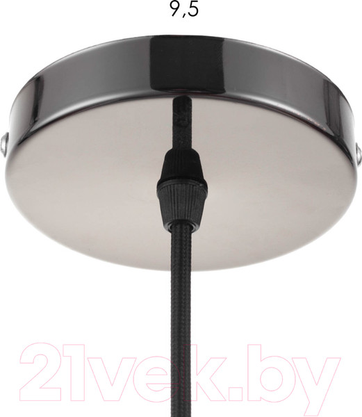 Изображение товара Потолочный светильник BayerLux Эдиссон / 9468731 (черный хром)