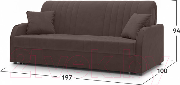 Изображение товара Диван Mio Tesoro Турин 053 АТС180 (Velutto 23)