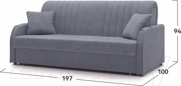 Изображение товара Диван Mio Tesoro Турин 053 АТС180 (Velutto 32)