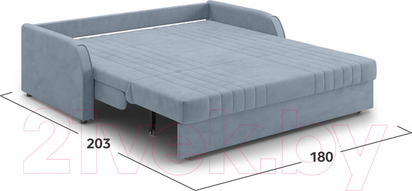 Изображение товара Диван Mio Tesoro Турин 053 АТС180 (Velutto 52)