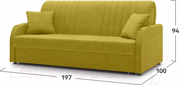 Изображение товара Диван Mio Tesoro Турин 053 АТС180 (Velutto 28)