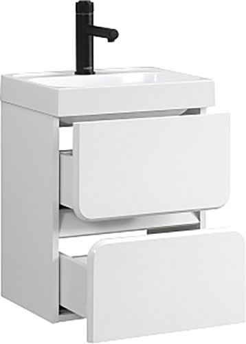 Изображение товара Тумба под умывальник Belux Бостон НП 40-02 (1, белый глянец)