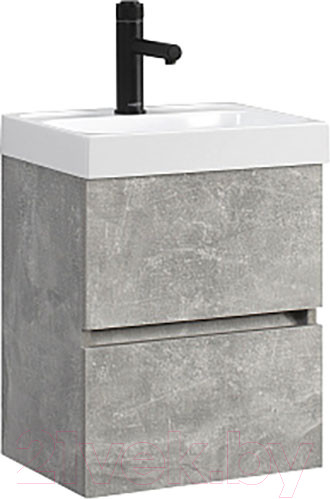 Изображение товара Тумба под умывальник Belux Бостон НП 40-02 (31, бетон чикаго/светло-серый)