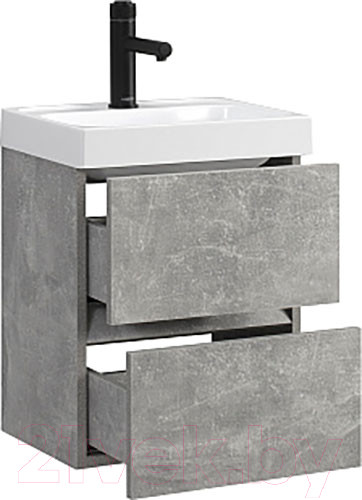 Изображение товара Тумба под умывальник Belux Бостон НП 40-02 (31, бетон чикаго/светло-серый)