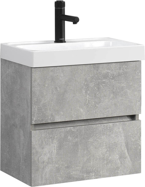 Изображение товара Тумба под умывальник Belux Бостон НП 50-02 (31, бетон чикаго/светло-серый)