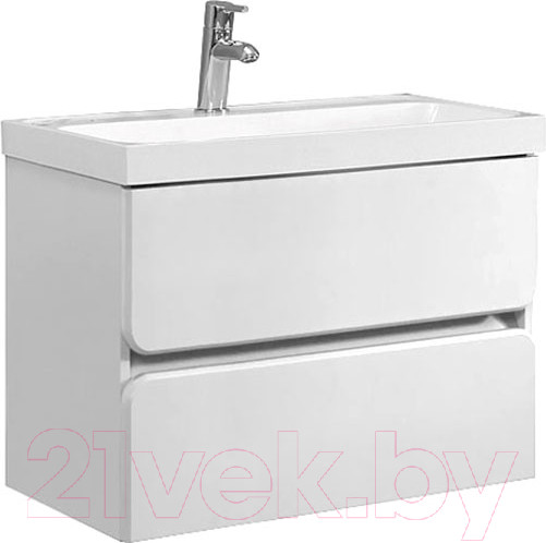 Изображение товара Тумба под умывальник Belux Бостон НП 70-02 (1, белый глянец)