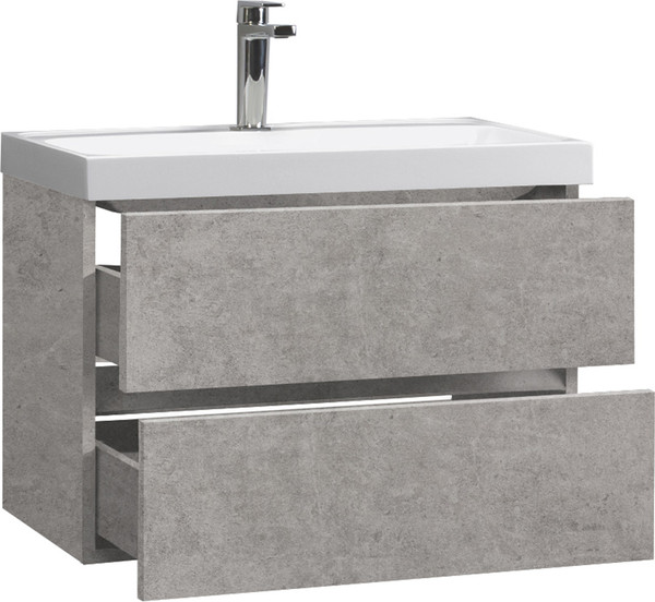 Изображение товара Тумба под умывальник Belux Бостон НП 70-02 (31, бетон чикаго/светло-серый)
