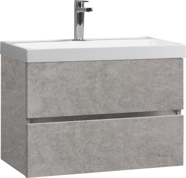 Изображение товара Тумба под умывальник Belux Бостон НП 70-02 (31, бетон чикаго/светло-серый)