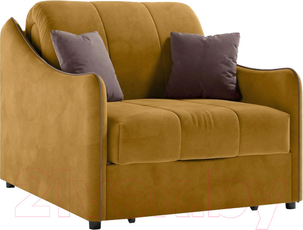 Изображение товара Кресло-кровать Mio Tesoro Эско 32 АТС80 (Ultra Mustard/Ultra Stone)
