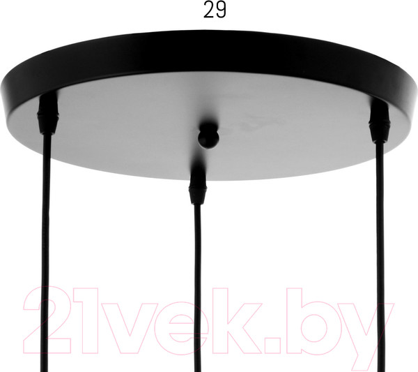 Изображение товара Люстра BayerLux 4964570 (черный-мед)