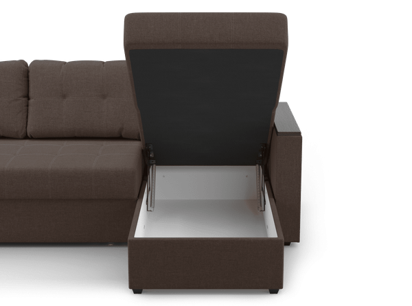 Изображение товара Диван угловой Mio Tesoro Атланта 110 (Savana Chocolate)