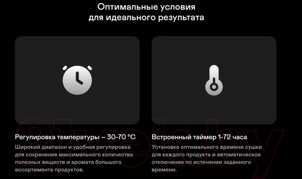 Изображение товара Сушильный шкаф для овощей и фруктов Garlyn D-06 Pro