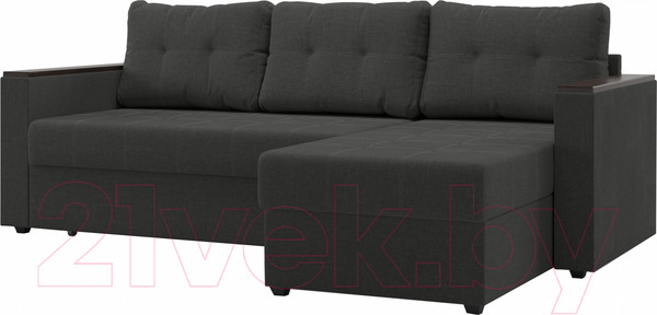 Изображение товара Диван угловой Mio Tesoro Атланта Лайт 111 (Savana Grey)