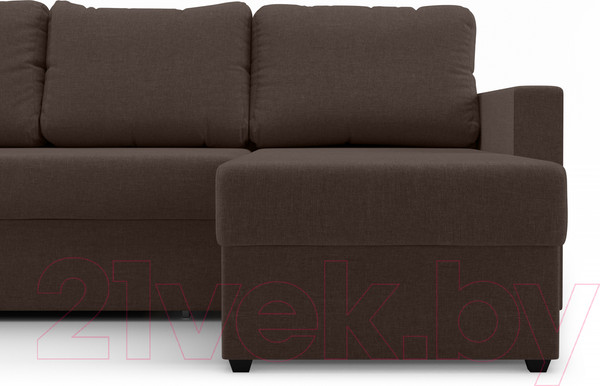 Изображение товара Диван угловой Mio Tesoro Торонто 113 (Savana Chocolate)