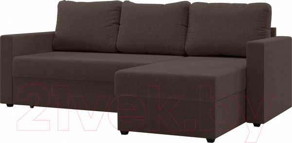 Изображение товара Диван угловой Mio Tesoro Торонто 113 (Savana Chocolate)