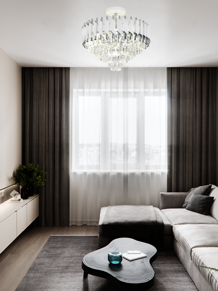 Изображение товара Потолочный светильник Mirastyle CF-9001/500 WH+CH