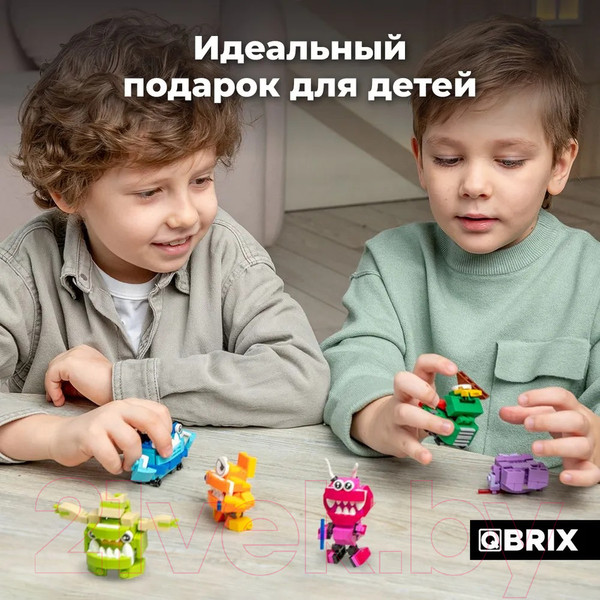 Изображение товара Конструктор QBRIX Kids Монстрики 30031