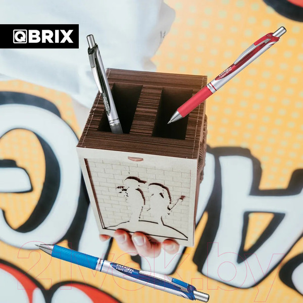 Изображение товара Конструктор QBRIX Стрит-арт органайзер 3D 20007
