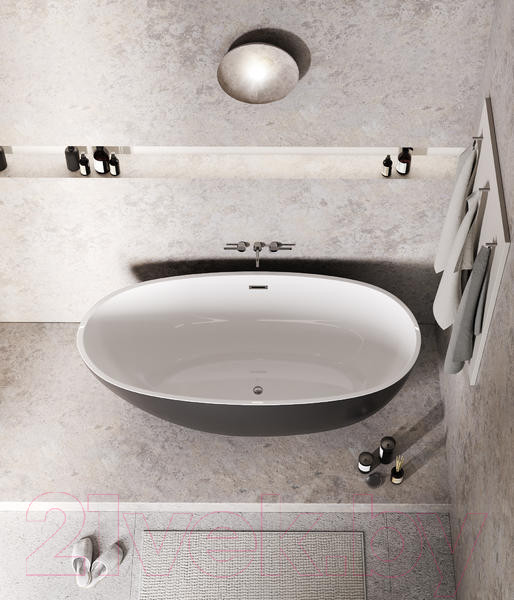 Изображение товара Ванна акриловая Grossman GR-1104MB Fly 170x75