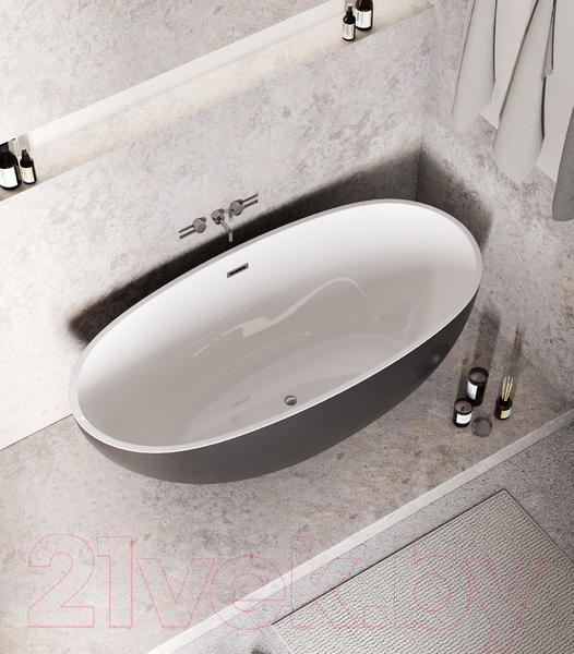 Изображение товара Ванна акриловая Grossman GR-1104MB Fly 170x75