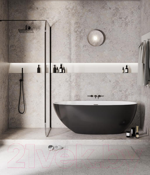 Изображение товара Ванна акриловая Grossman GR-1104MB Fly 170x75