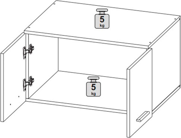 Изображение товара Антресоль НК Мебель Fun / 71339821 (белый)
