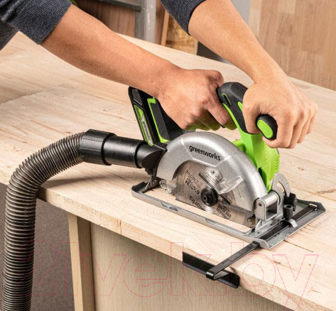 Изображение товара Дисковая пила Greenworks GD24CS165 / 1501607 (без АКБ и ЗУ)