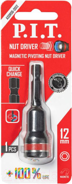 Изображение товара Головка слесарная P.I.T 65x12 / ASDR06-0012