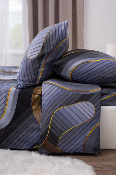 Изображение товара Комплект постельного белья Milanika Порто Семейный (бязь)