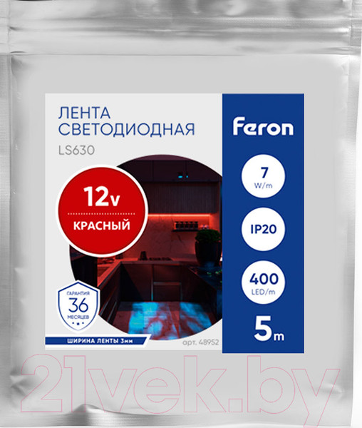 Изображение товара Светодиодная лента Feron LS630 / 48952