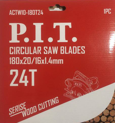 Изображение товара Пильный диск P.I.T ACTW10-180T24