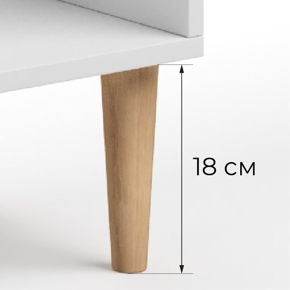 Изображение товара Стеллаж Monofix Одос 4 секции (белый)