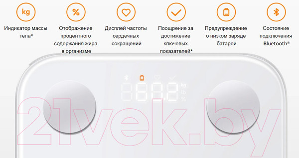 Изображение товара Напольные весы электронные Xiaomi Body Composition Scale S400 BHR7793GL / MJTZC01YM