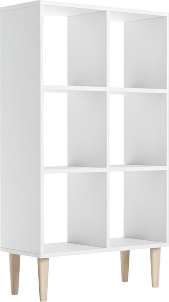 Изображение товара Стеллаж Monofix Одос Вертикальный 6 секций (белый)