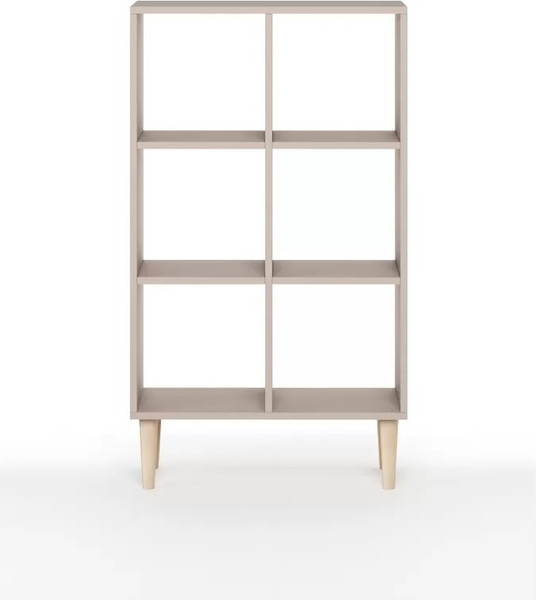 Изображение товара Стеллаж Monofix Одос Вертикальный 6 секций (капучино)