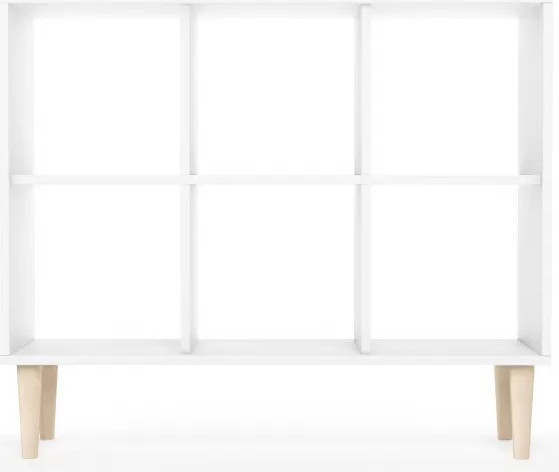 Изображение товара Стеллаж Monofix Одос Горизонтальный 6 секций (белый)