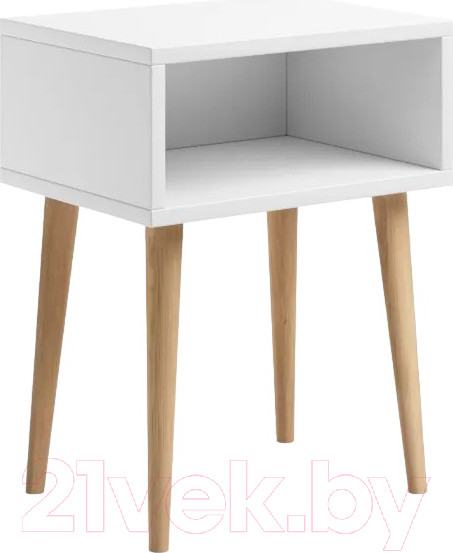 Изображение товара Прикроватная тумба Monofix Одос (белый/лак)