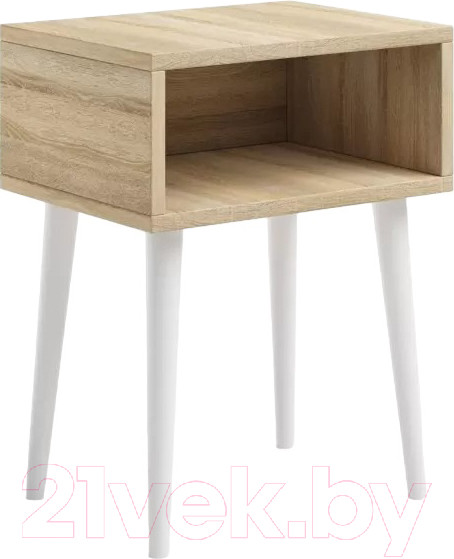 Изображение товара Прикроватная тумба Monofix Одос (дуб сонома/белый)