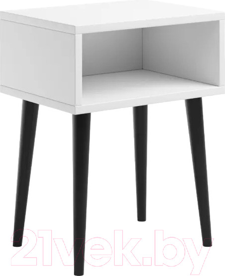 Изображение товара Прикроватная тумба Monofix Одос (белый/черный)