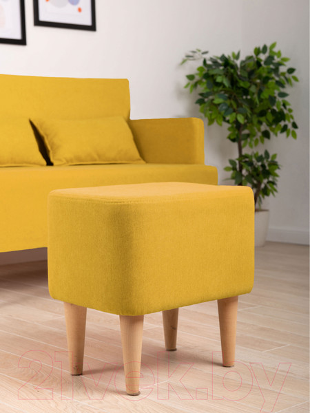 Изображение товара Пуф Monofix Киус (микровелюр/желтый №9)