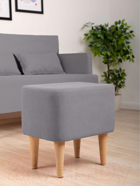 Изображение товара Пуф Monofix Киус (микровелюр/серый №17)